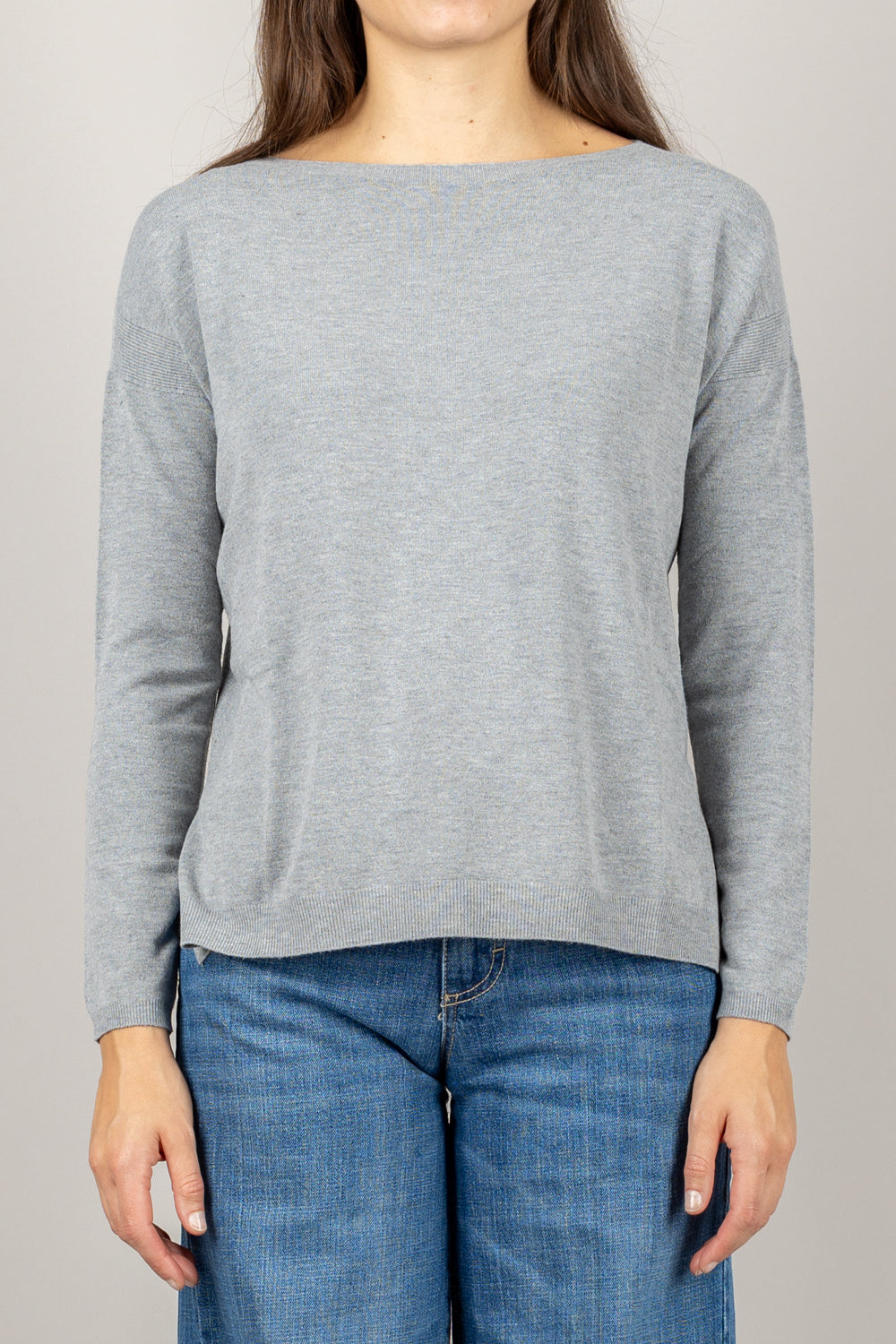 KONTATTO - 3M0800C - MAGLIA SCATOLETTA CON SPACCHI LATERALI