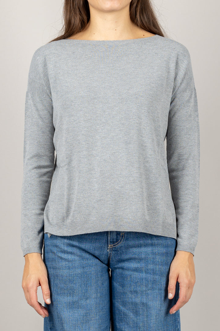 KONTATTO - 3M0800C - MAGLIA SCATOLETTA CON SPACCHI LATERALI