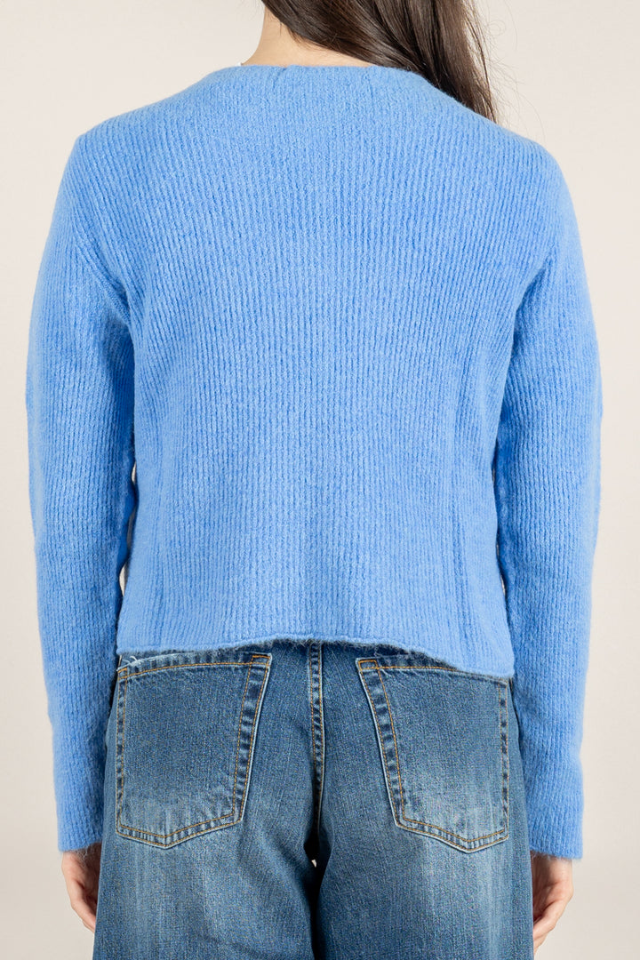 KONTATTO - 3M0882C - CARDIGAN BOTTONO GIOIELLO