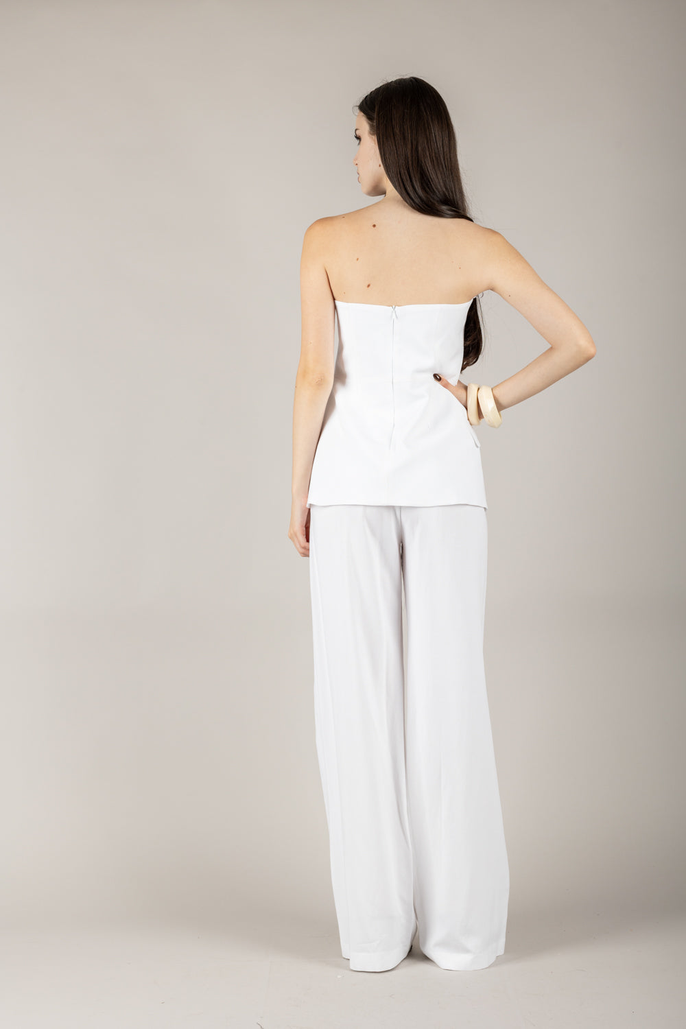 DIXIE - L845W035/P845W214 - COMPLETO TOP SCOLLO A V E PANTALONE