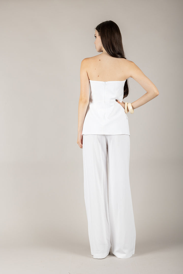 DIXIE - L845W035/P845W214 - COMPLETO TOP SCOLLO A V E PANTALONE