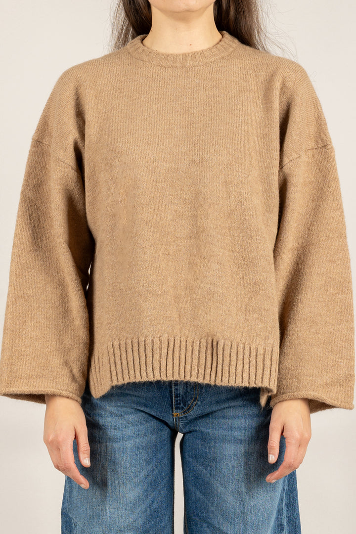 KONTATTO - 3M0935C - MAGLIA GIROCOLLO CON MANICHE LARGHE