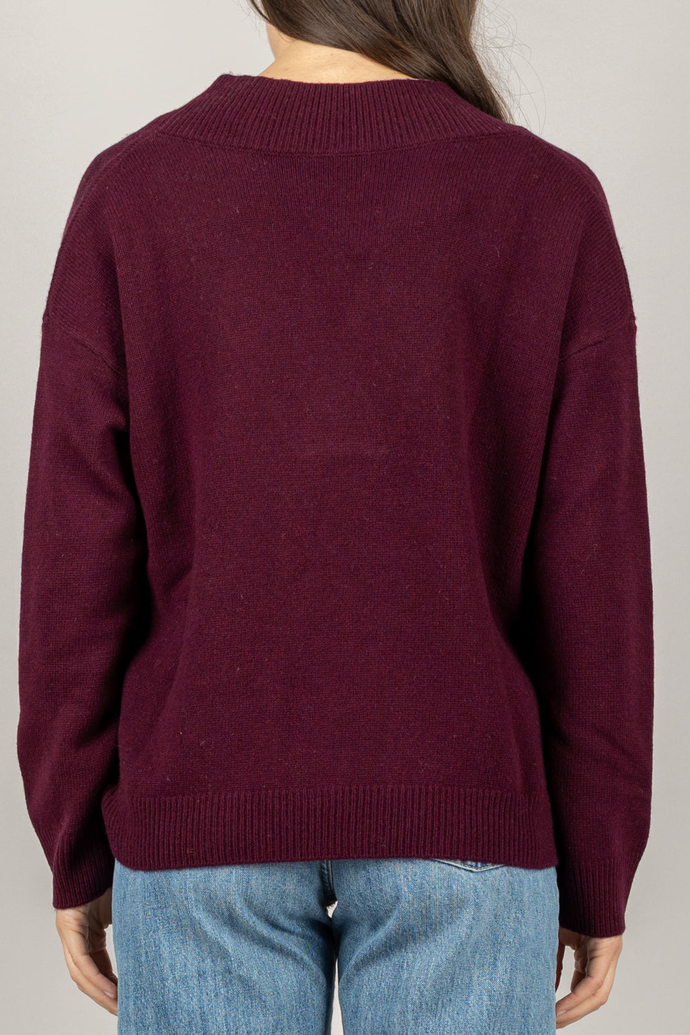 DIXIE - M833Y201X - MAGLIA IN LANA SCOLLO A V