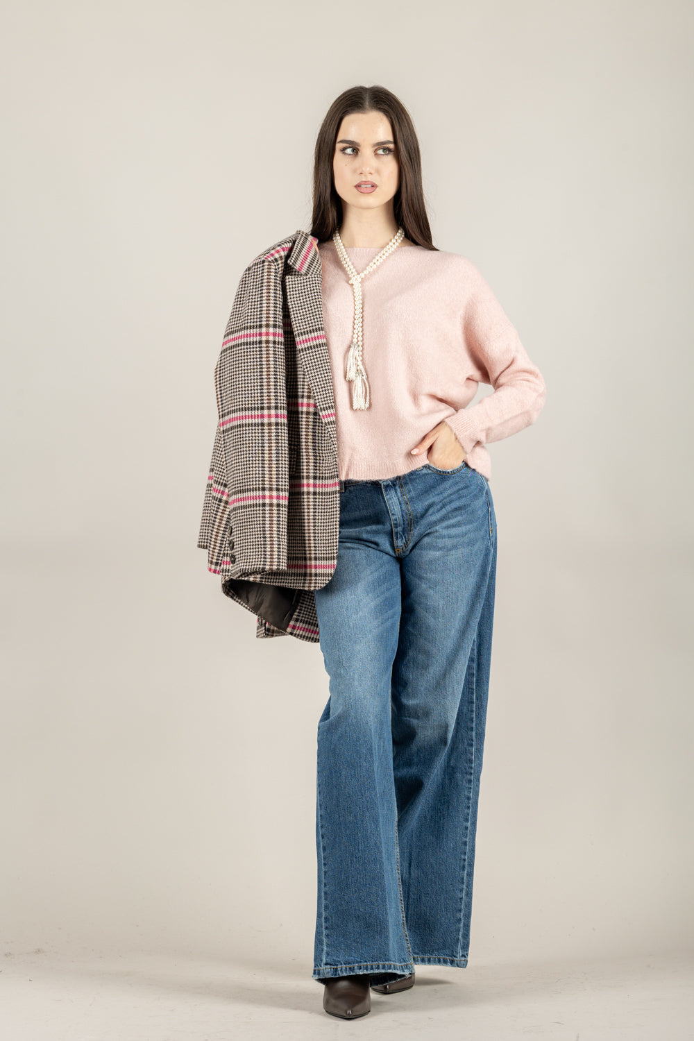 KONTATTO - FA120N - MAGLIA SCOLLO A BARCA