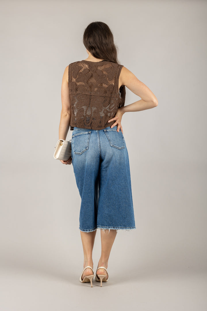 VICOLO - 77036D - GILET CROCHET