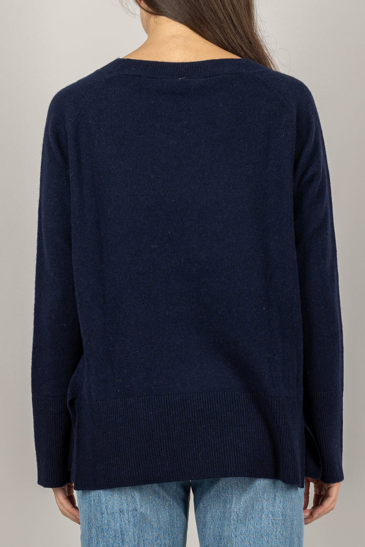 TENSIONE IN - WL157AI25 - MAGLIA OVER CON SPACCHI POSTERIORI