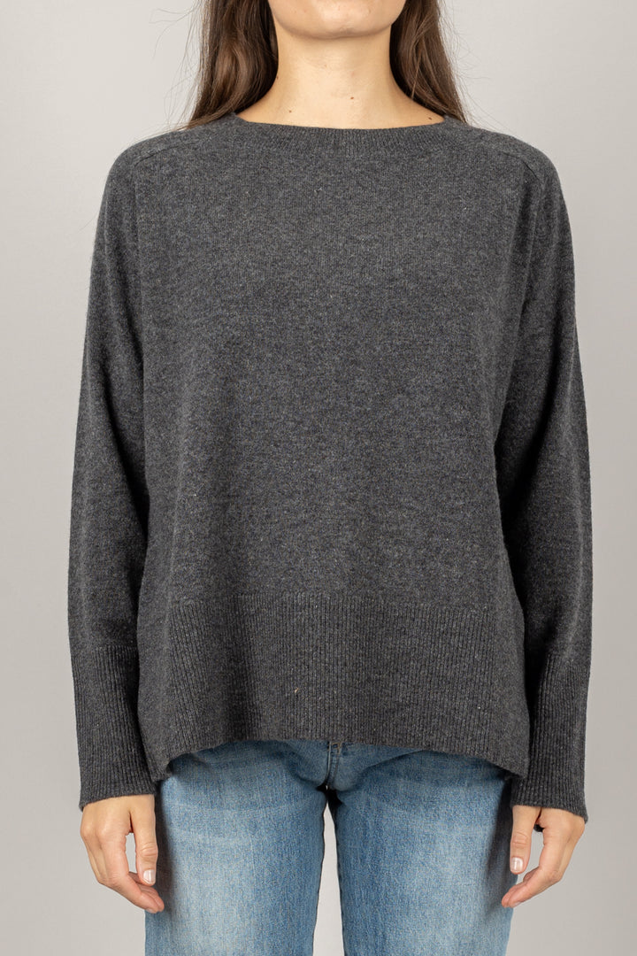 TENSIONE IN - WL157AI25 - MAGLIA OVER CON SPACCHI POSTERIORI