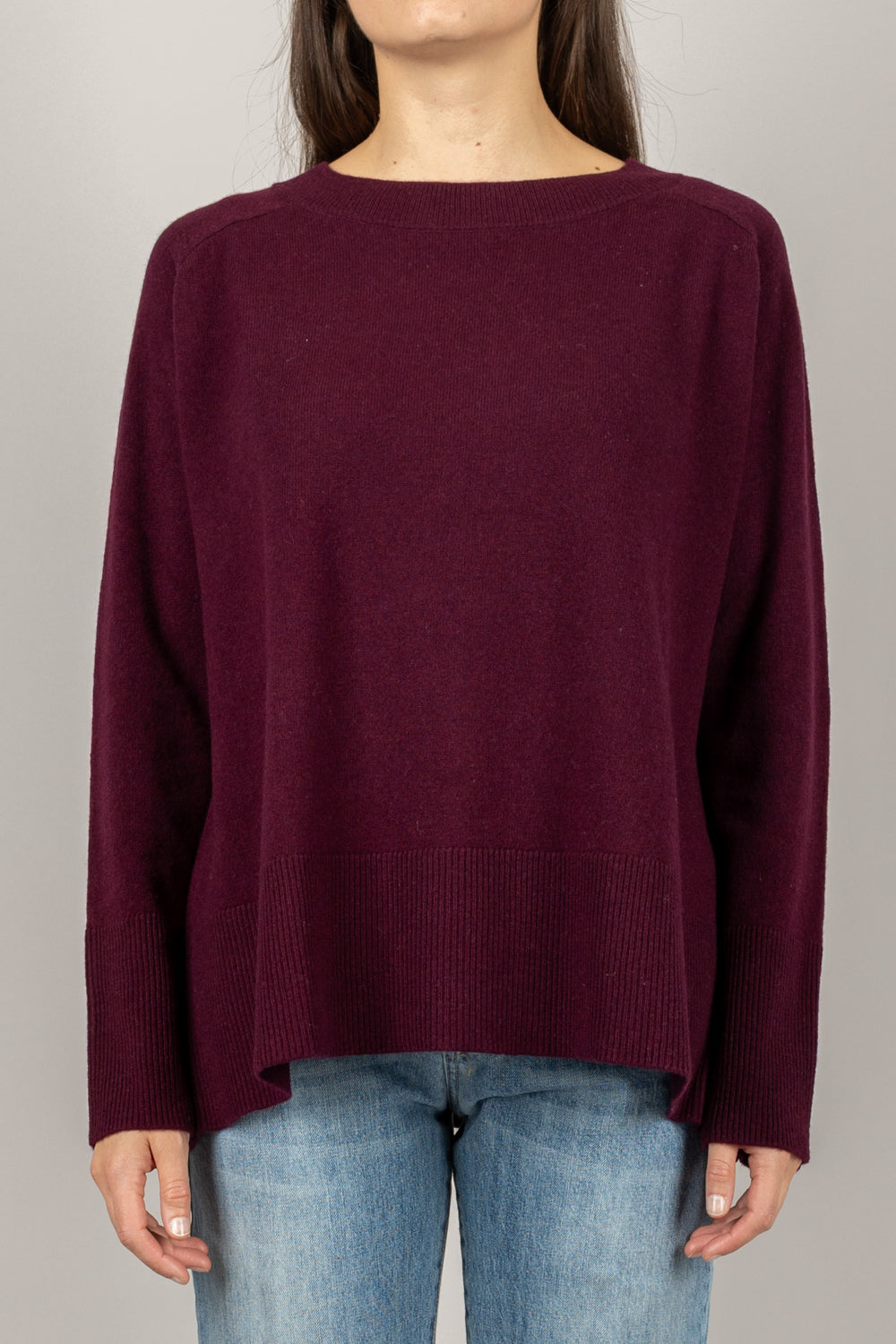 TENSIONE IN - WL157AI25 - MAGLIA OVER CON SPACCHI POSTERIORI