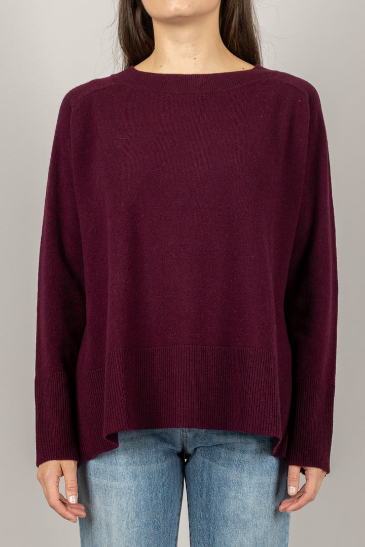 TENSIONE IN - WL157AI25 - MAGLIA OVER CON SPACCHI POSTERIORI