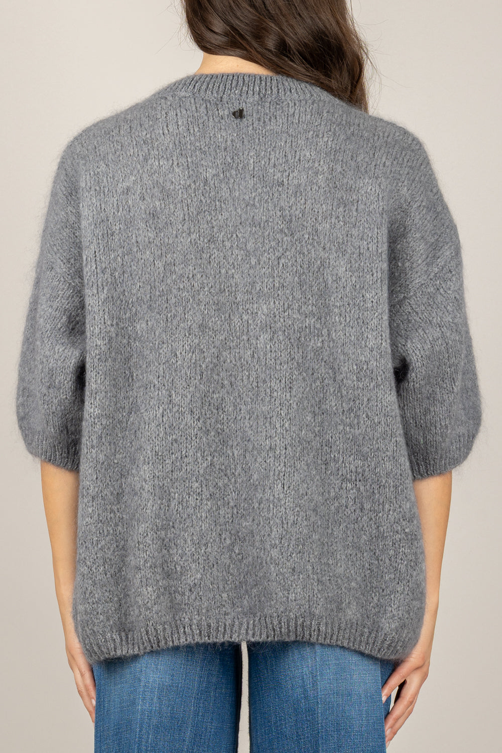 DIXIE - M277Y236- MAGLIA IN MOHAIR GIROCOLLO OVER