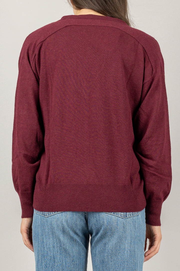 VICOLO - 22013F - MAGLIA SCOLLO A V