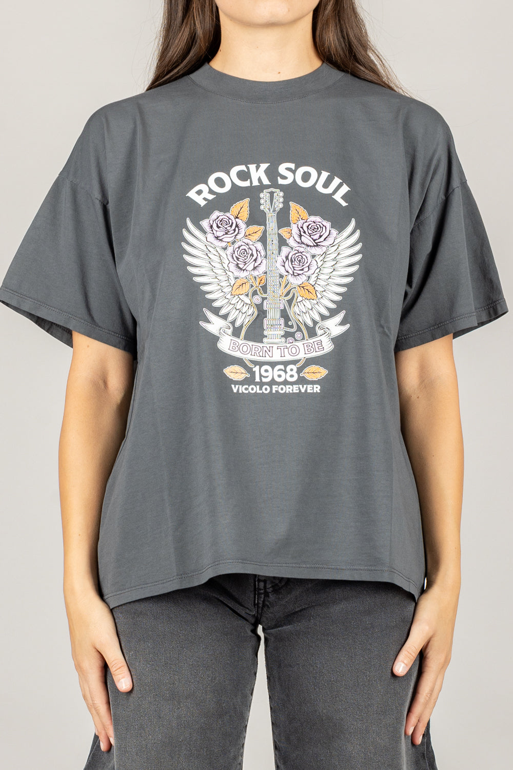 VICOLO - RF0259 - T-SHIRT ROCK SOUL