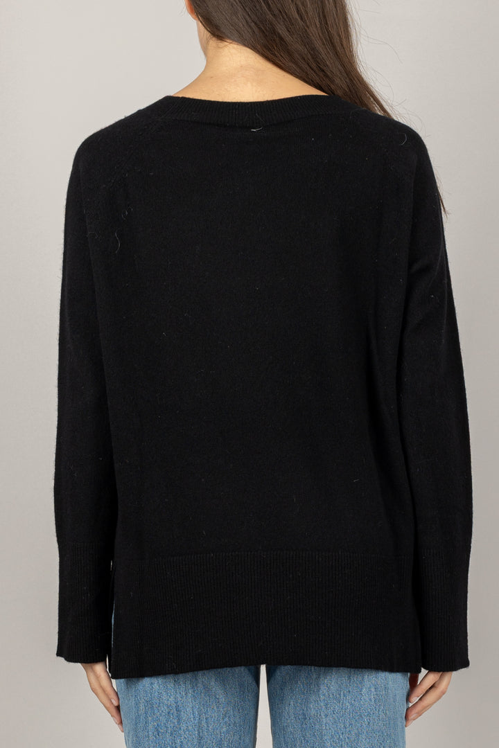 TENSIONE IN - WL157AI25 - MAGLIA OVER CON SPACCHI POSTERIORI