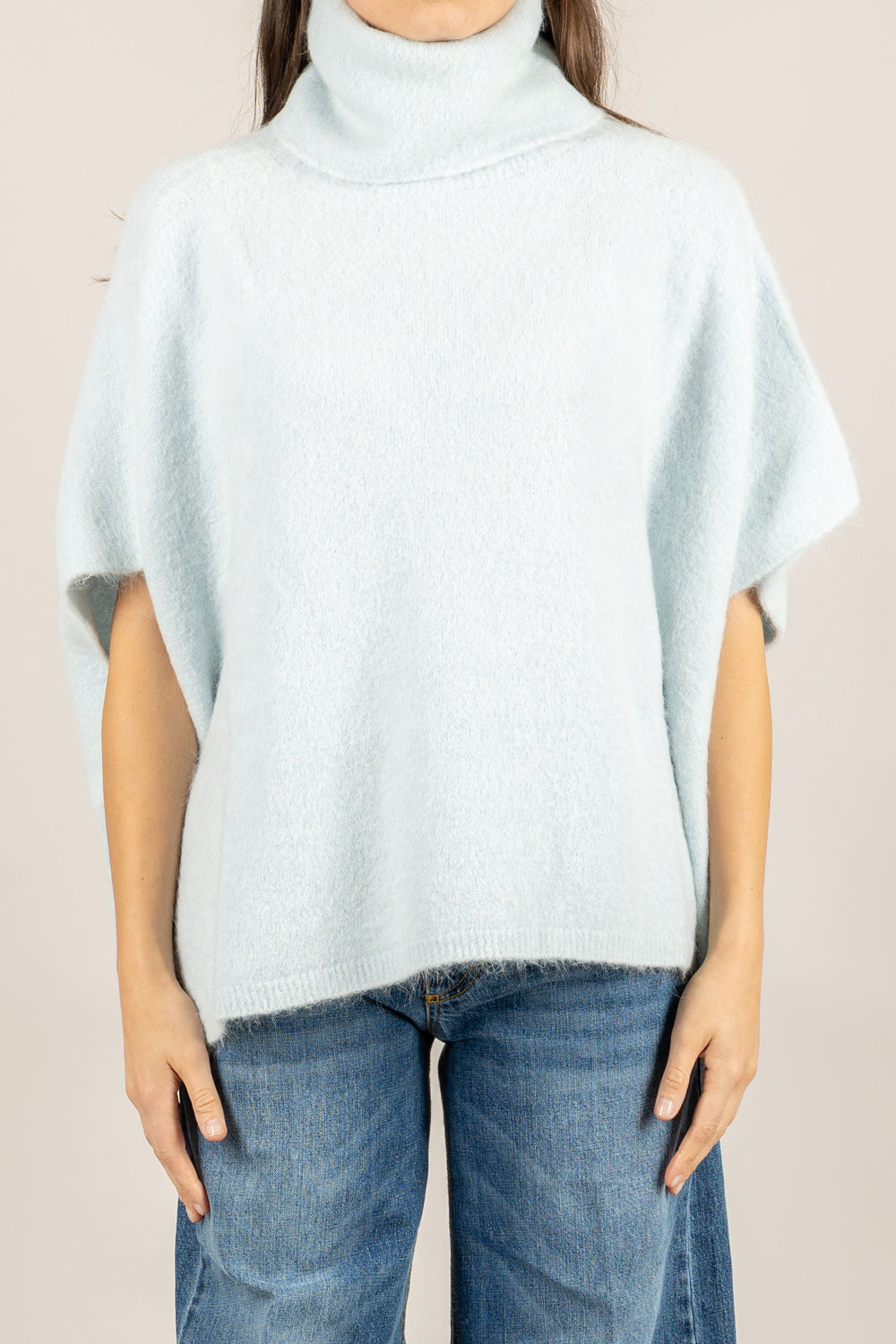 KONTATTO - 3M0864C -MAGLIA OVER COLLO ROTOLINO