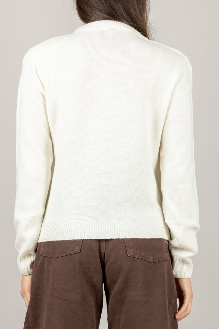 TENSIONE IN - D81026-APP5 - MAGLIA CON SPALLINE