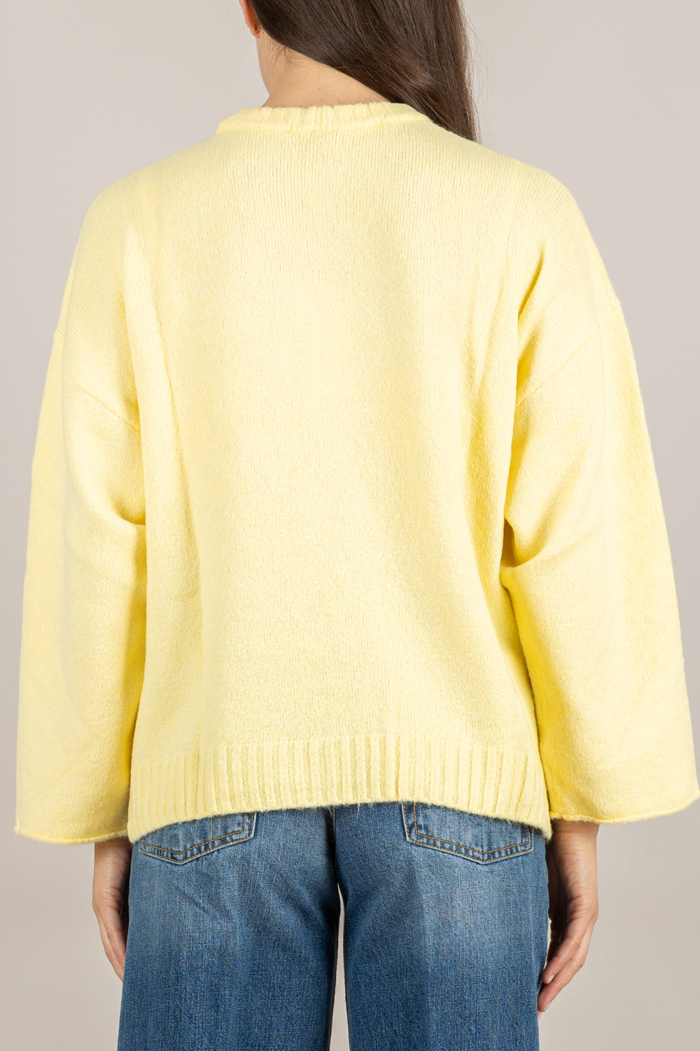 KONTATTO - 3M0935C - MAGLIA GIROCOLLO CON MANICHE LARGHE