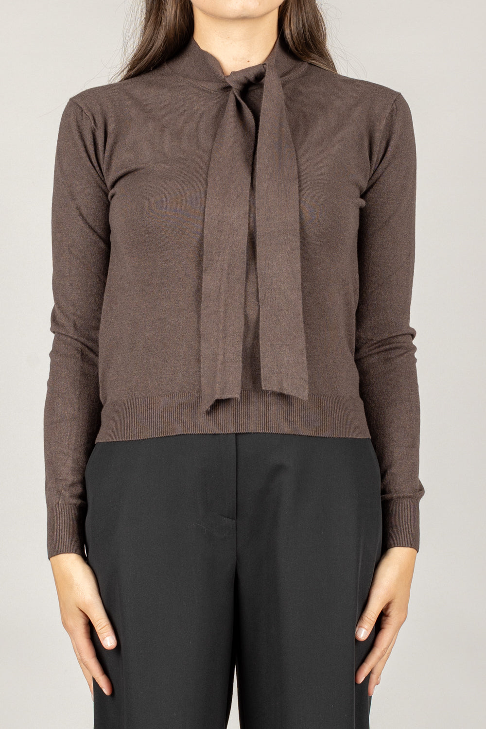 VICOLO - 44005F - MAGLIA CON FUSCIACCA