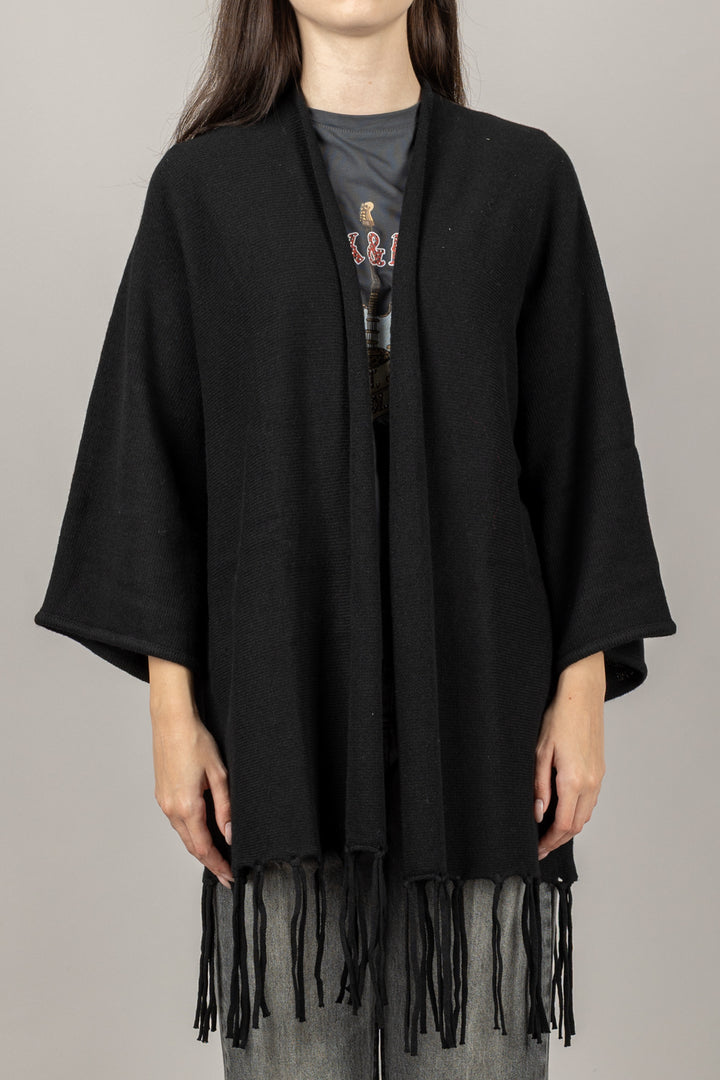 KONTATTO - 3M1036NI - CARDIGAN FRANGE