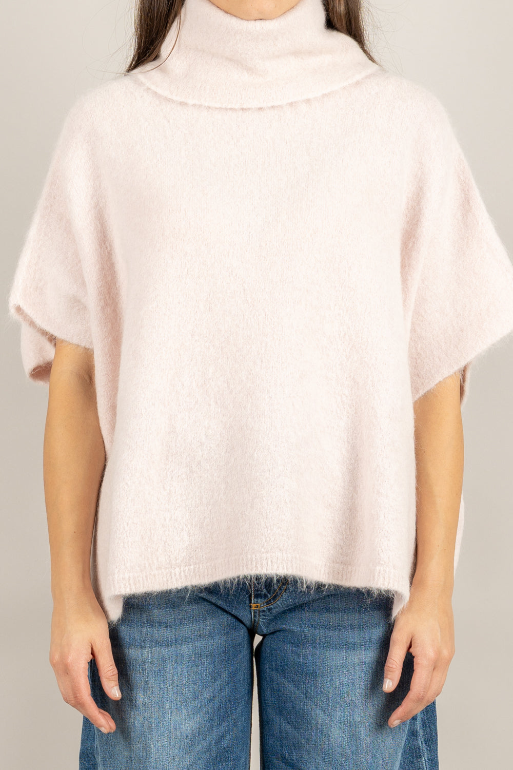 KONTATTO - 3M0864C -MAGLIA OVER COLLO ROTOLINO