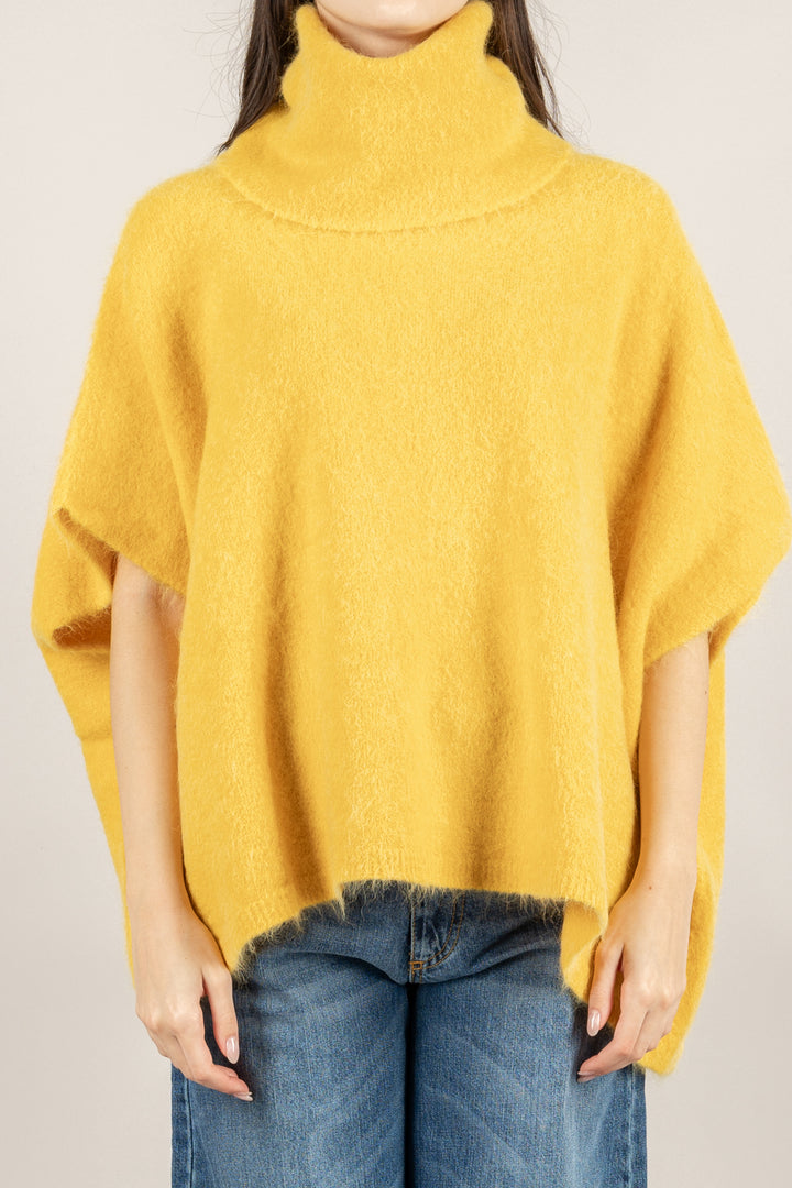 KONTATTO - 3M0864C -MAGLIA OVER COLLO ROTOLINO