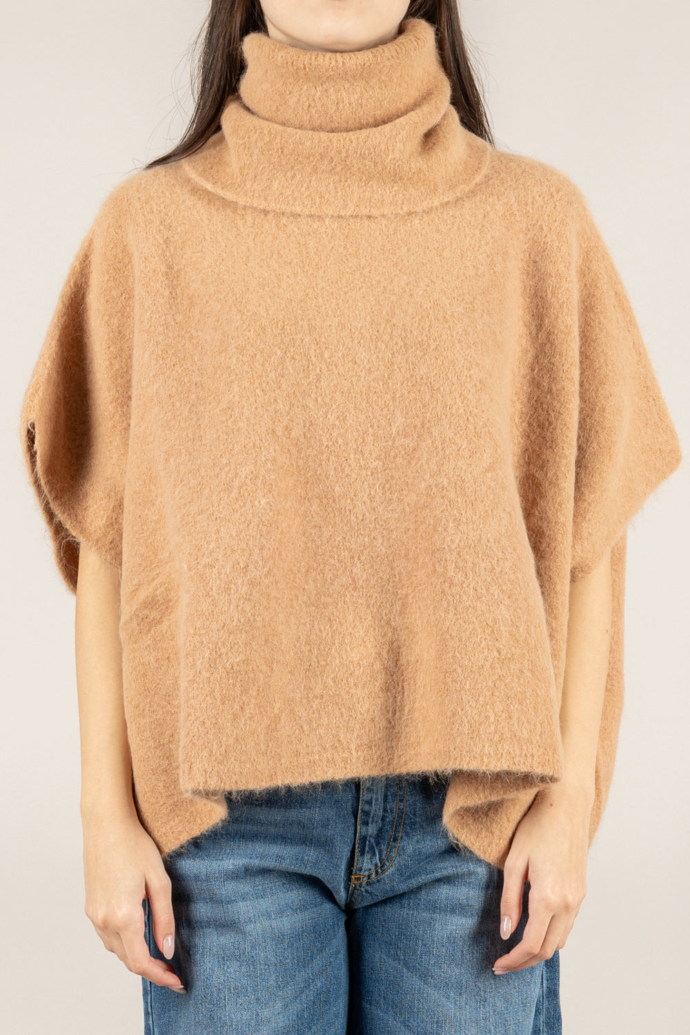 KONTATTO - 3M0864C -MAGLIA OVER COLLO ROTOLINO