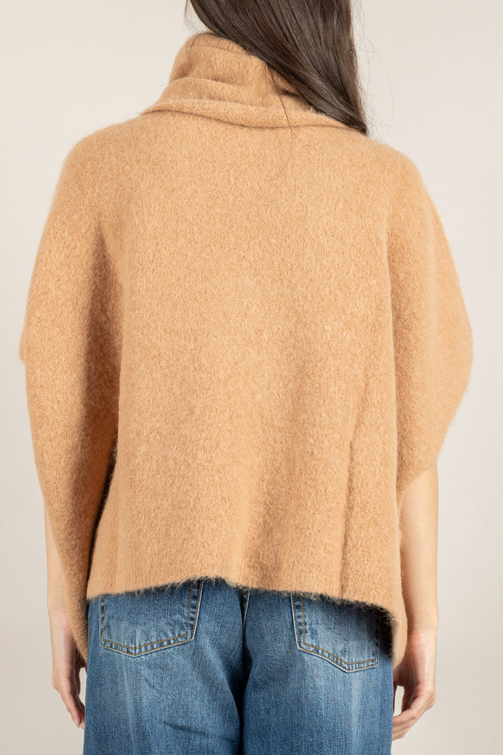 KONTATTO - 3M0864C -MAGLIA OVER COLLO ROTOLINO