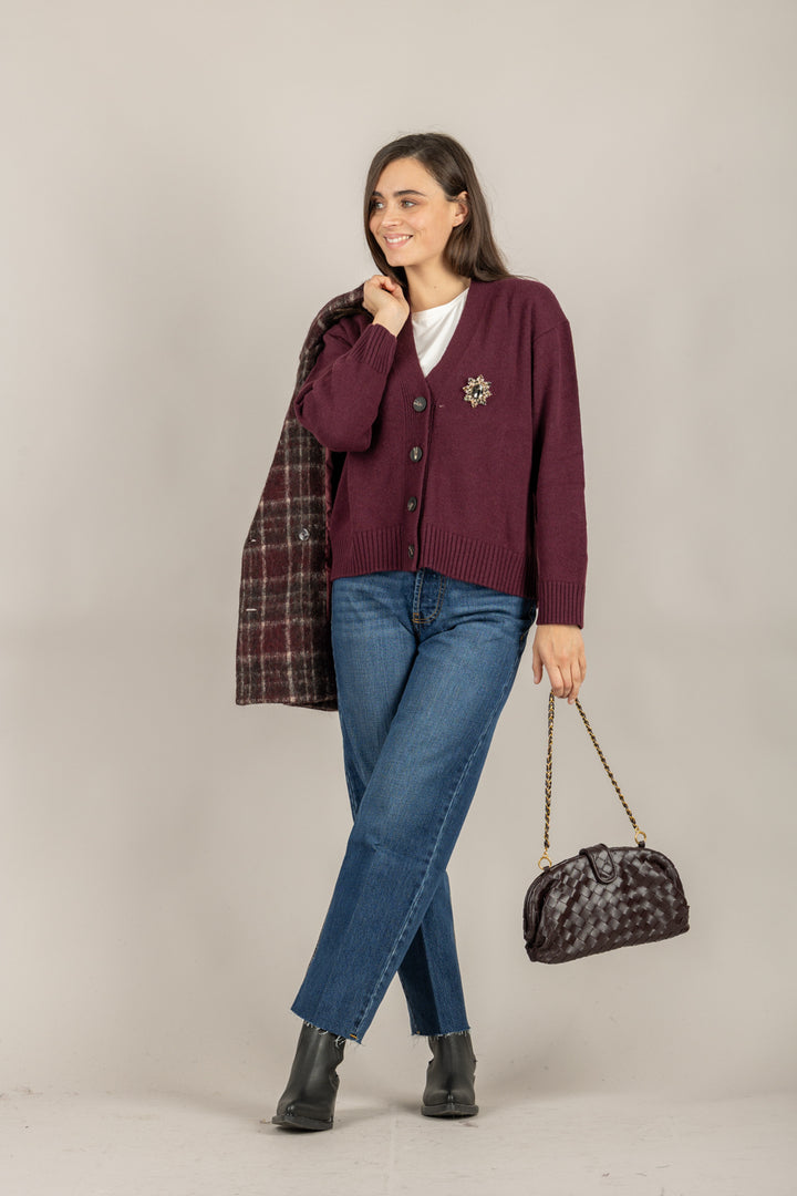 MOTEL - D82076 - CARDIGAN CON SPILLA