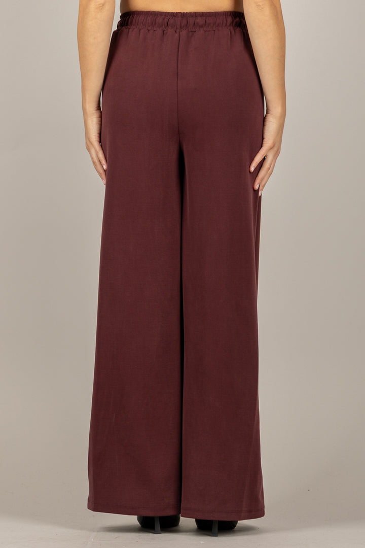 EMUNA - 271P03 - PANTALONE TUTA PALAZZO CON COULISSE