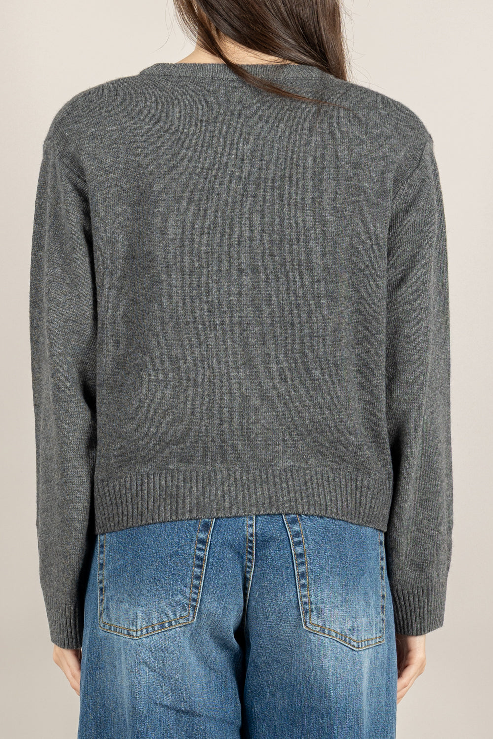 MOTEL - D80965/SPILLA - MAGLIA GIROCOLLO CON SPILLA