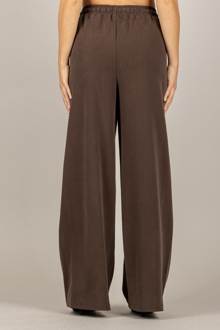 EMUNA - 271P03 - PANTALONE TUTA PALAZZO CON COULISSE