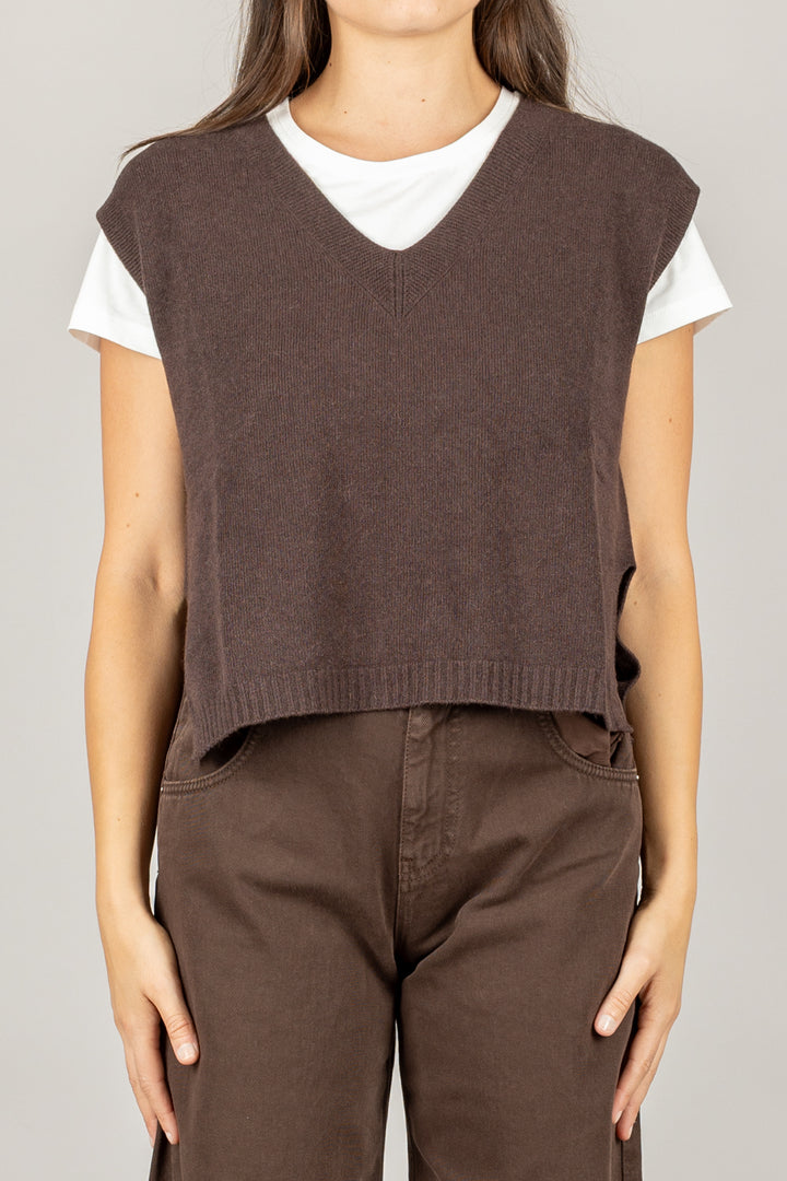 VICOLO - 77039F - GILET SCOLLO A V
