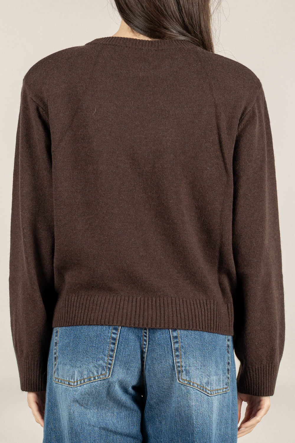 MOTEL - D80965/SPILLA - MAGLIA GIROCOLLO CON SPILLA