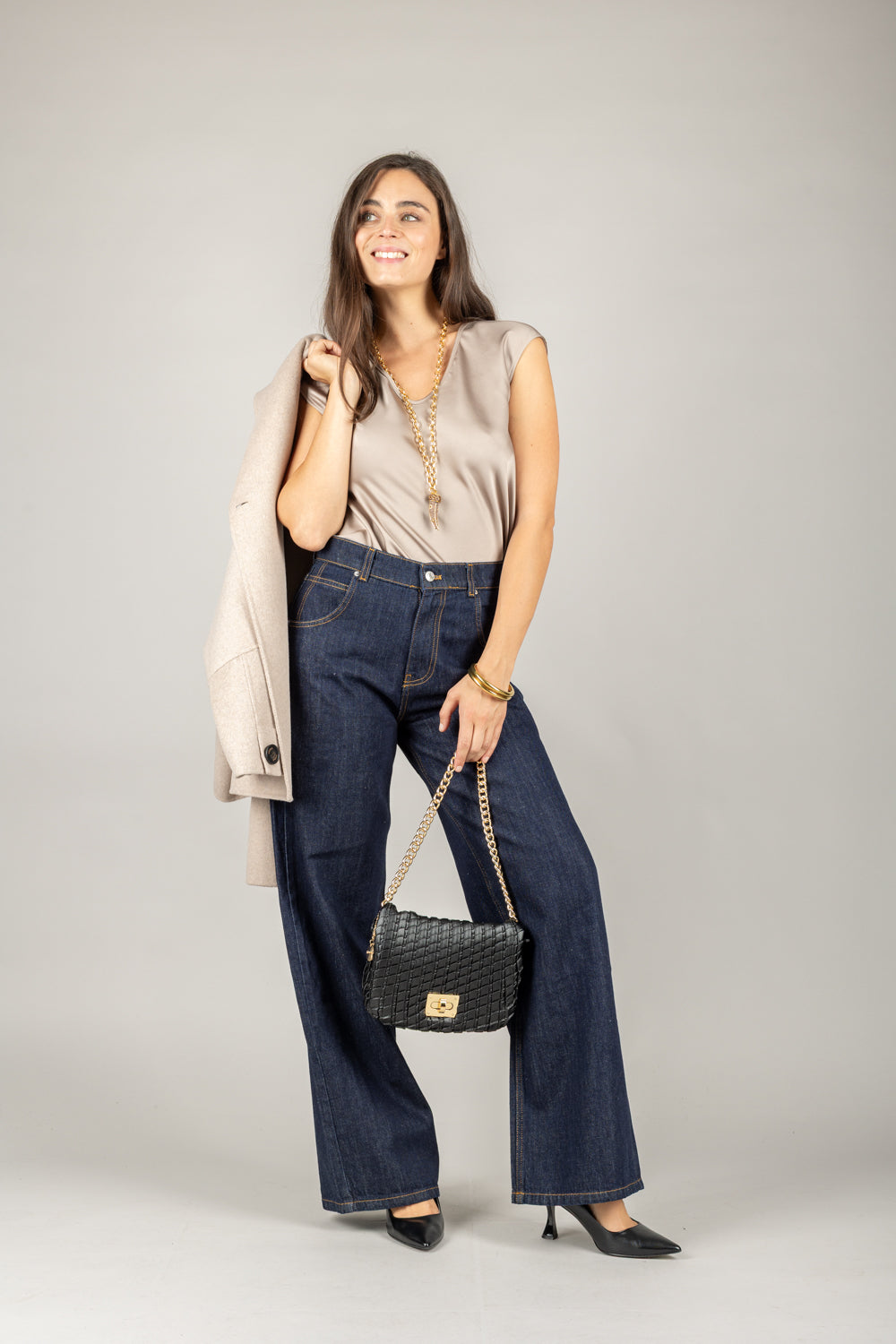 IMPERIAL - REH0KDG - BLUSA SCOLLO A V