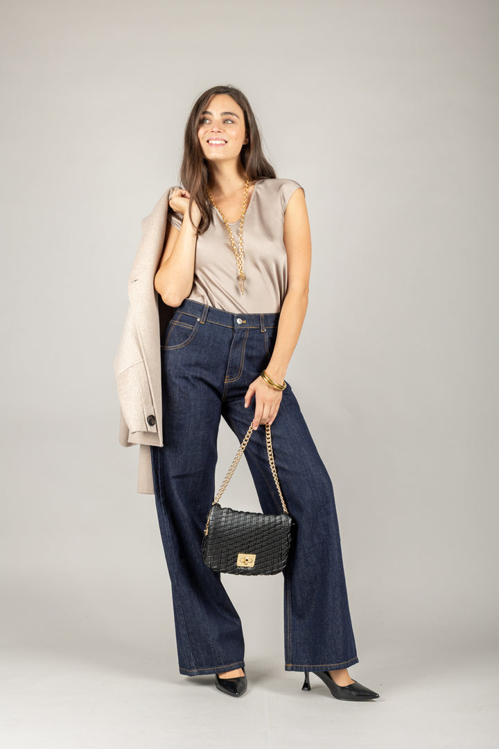 IMPERIAL - REH0KDG - BLUSA SCOLLO A V