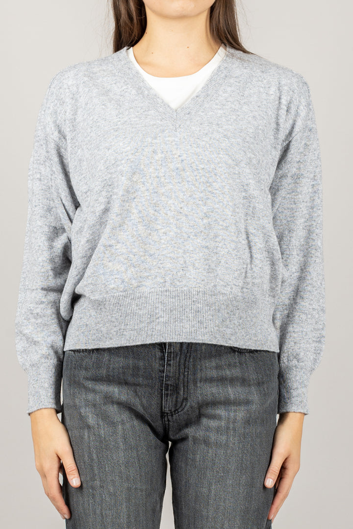 VICOLO - 22013F - MAGLIA SCOLLO A V