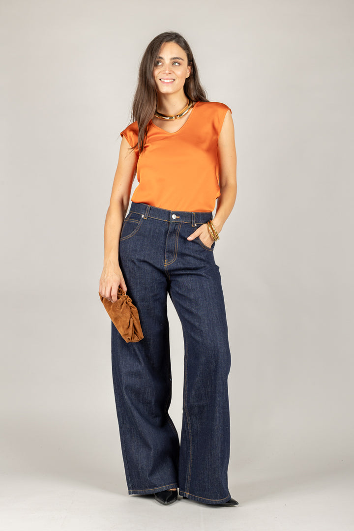 IMPERIAL - REH0KDG - BLUSA SCOLLO A V