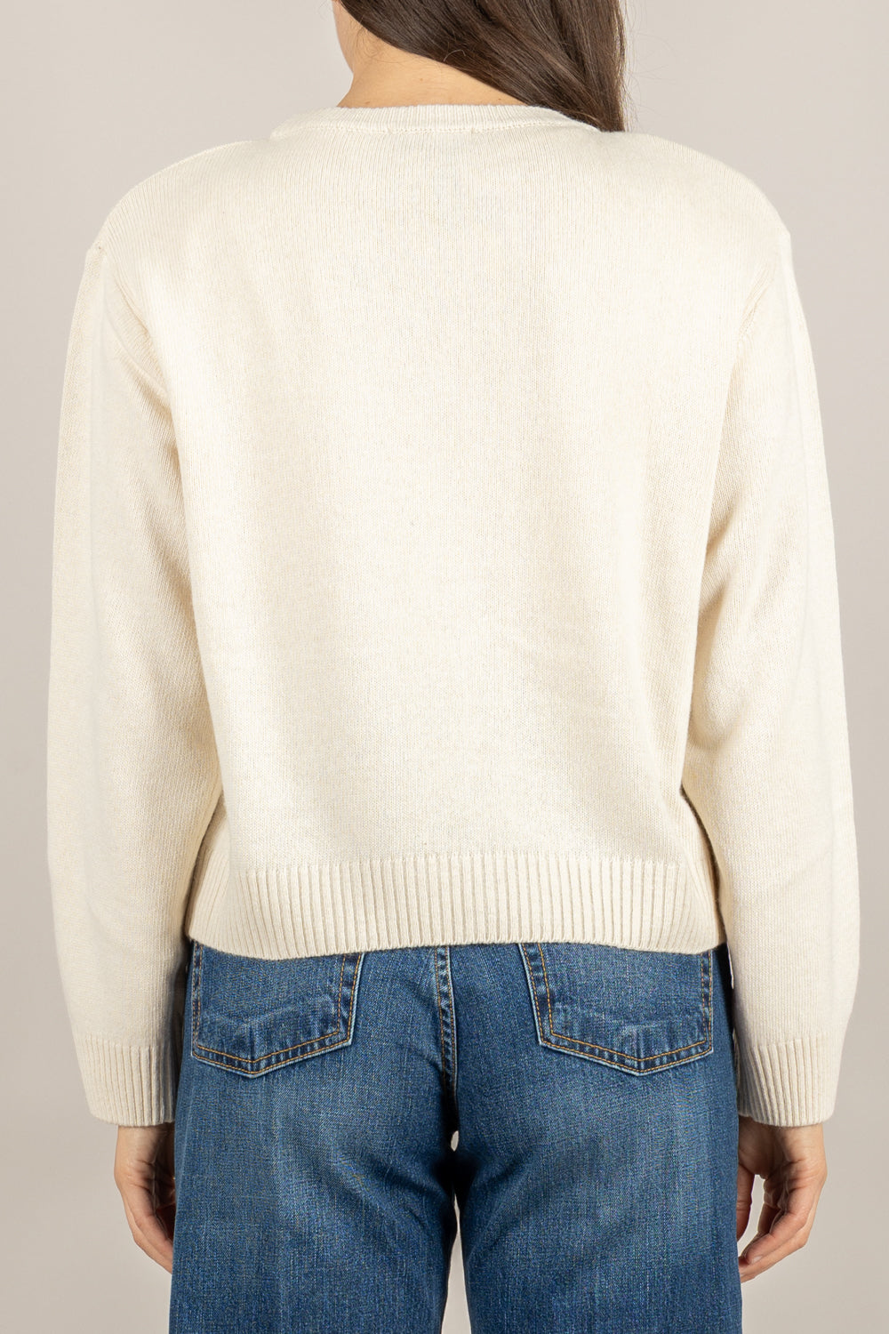 MOTEL - D80965/SPILLA - MAGLIA GIROCOLLO CON SPILLA