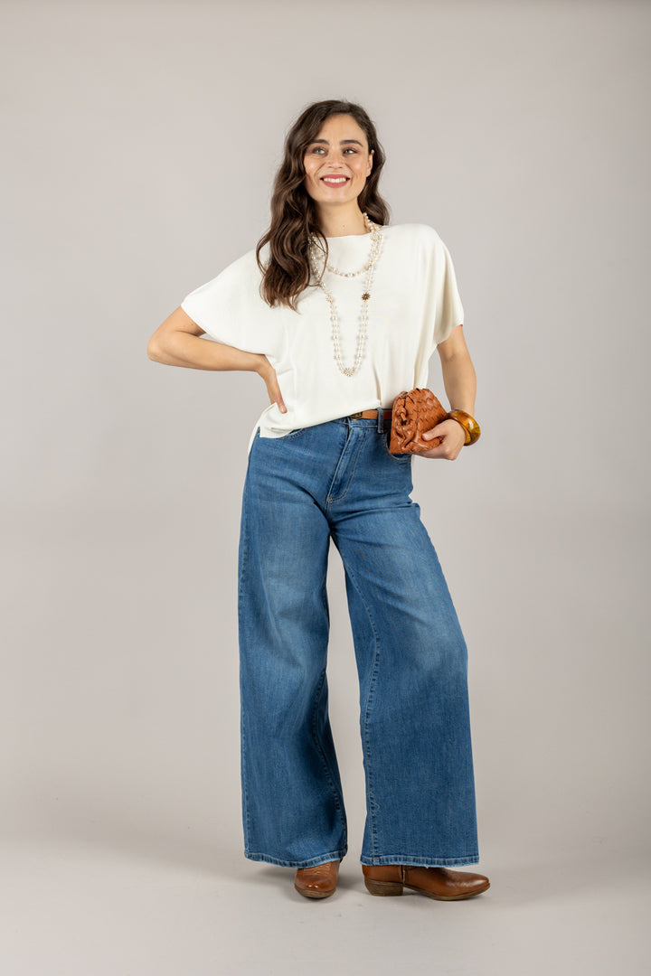 TENSIONE IN - 52307 - MAGLIA OVER CROP