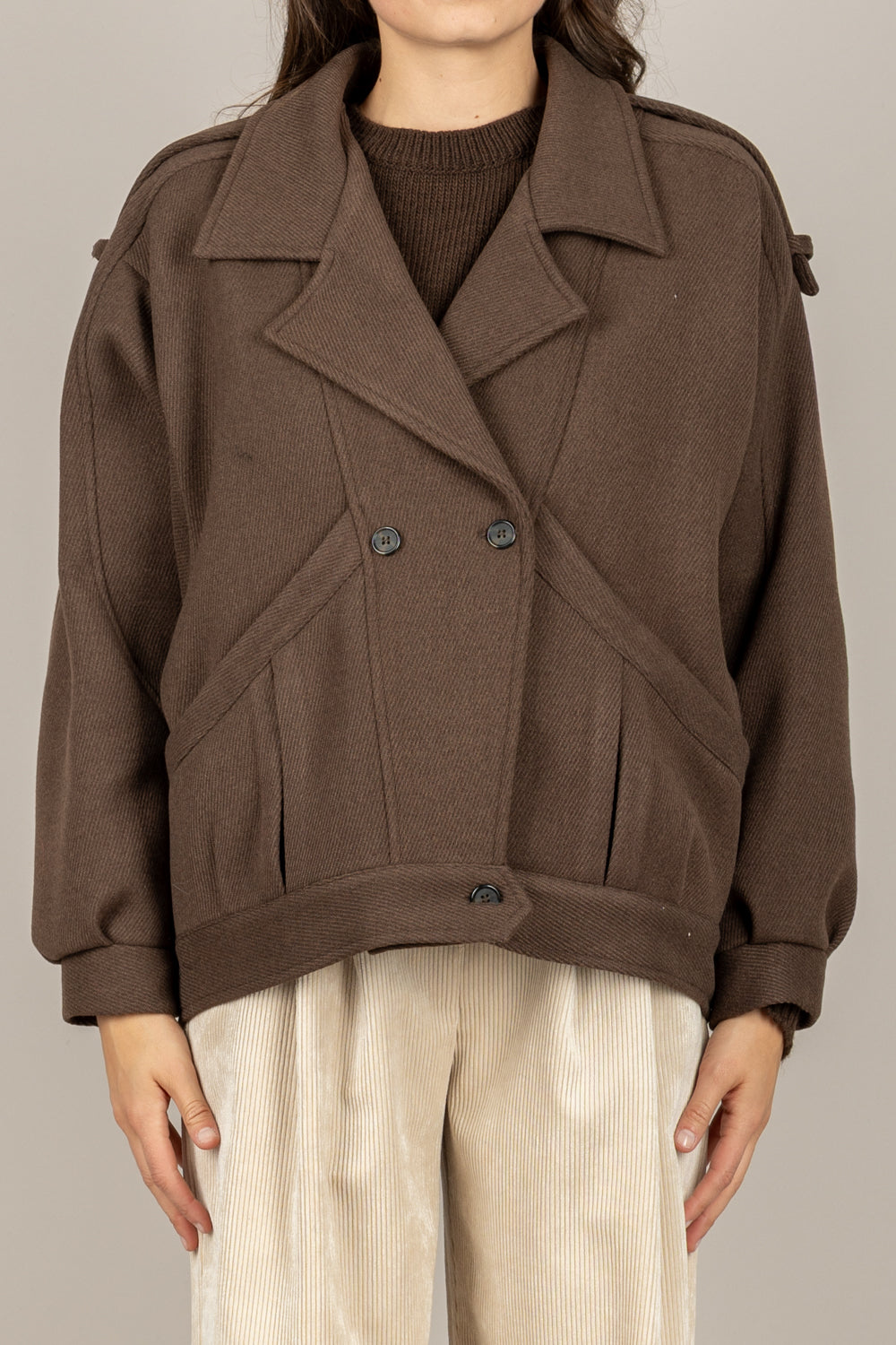 DIXIE - UAB1YNZ - CAPPOTTO CORTO DOPPIO PETTO