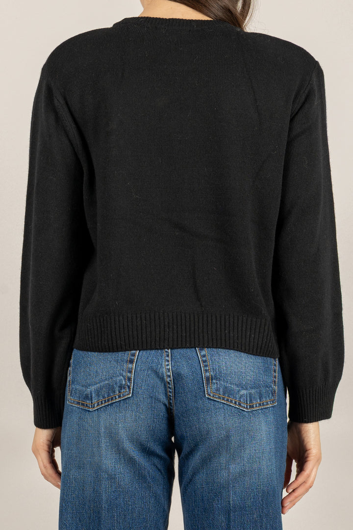 MOTEL - D80965/SPILLA - MAGLIA GIROCOLLO CON SPILLA