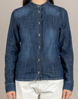 BLOOM - BLOOM-SHIRT - CAMICIA IN DENIM BLU