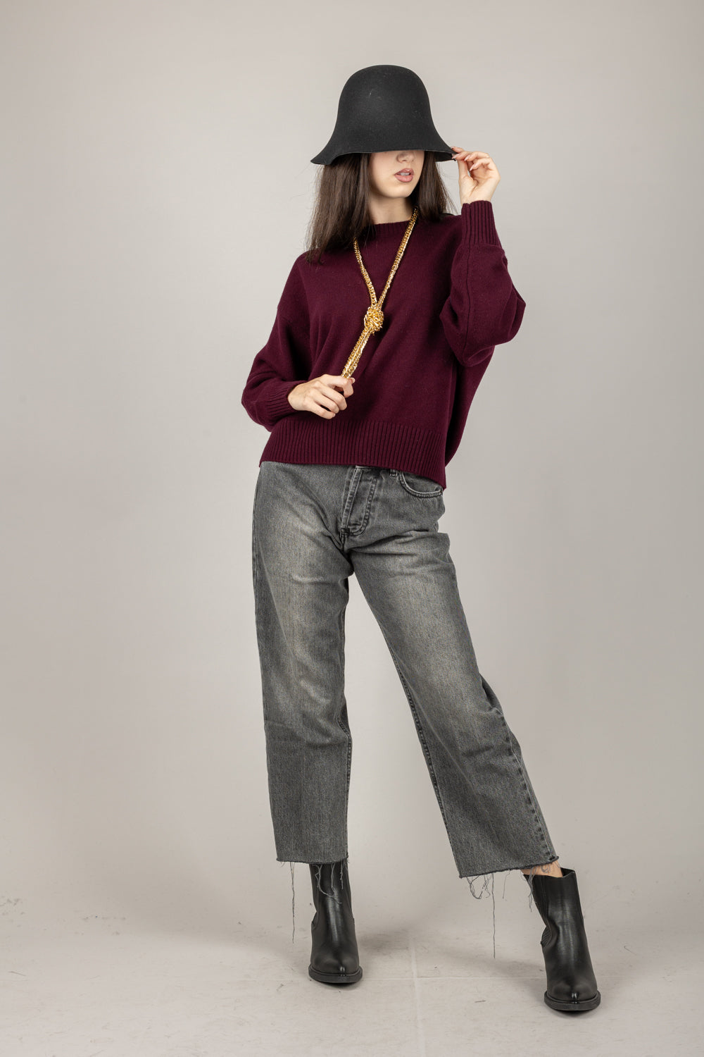 TENSIONE IN - WL788AI25 - MAGLIA GIROCOLLO