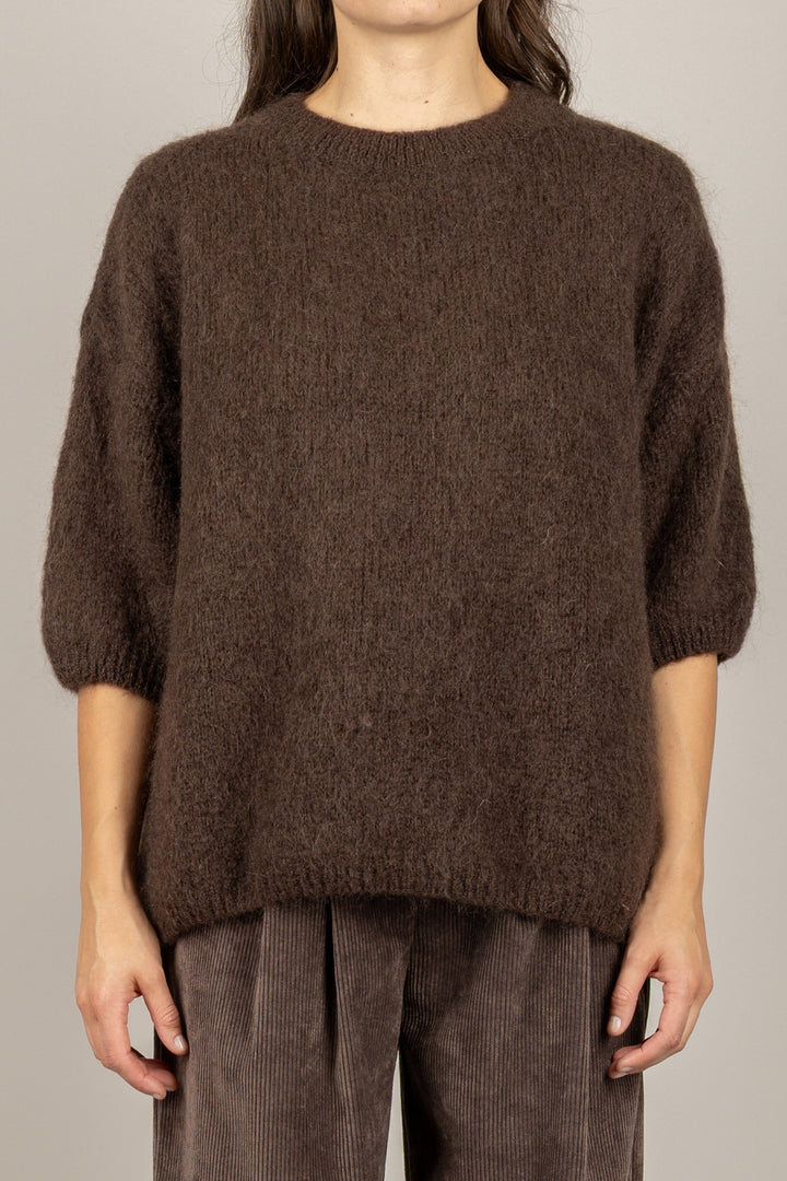 DIXIE - M277Y236- MAGLIA IN MOHAIR GIROCOLLO OVER