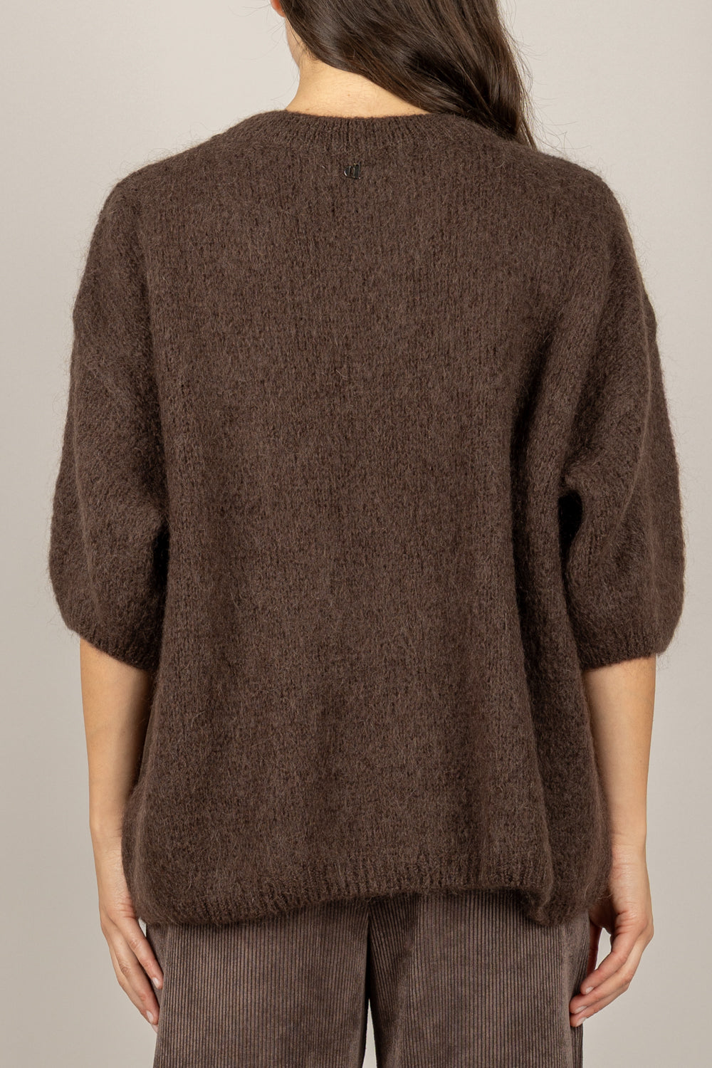 DIXIE - M277Y236- MAGLIA IN MOHAIR GIROCOLLO OVER