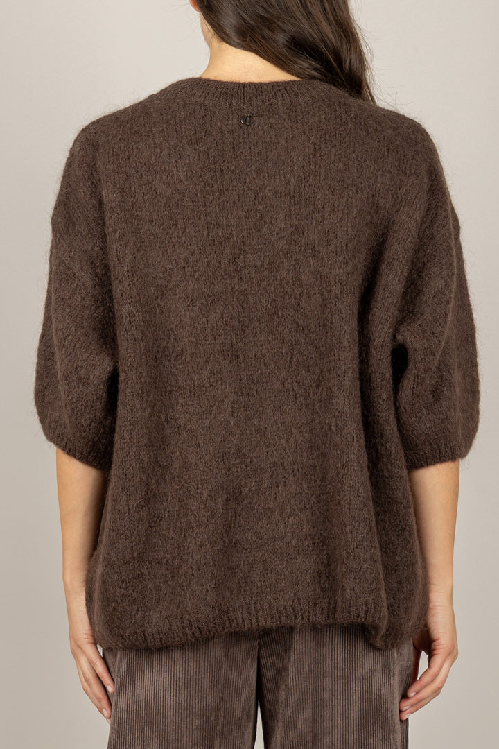 DIXIE - M277Y236- MAGLIA IN MOHAIR GIROCOLLO OVER