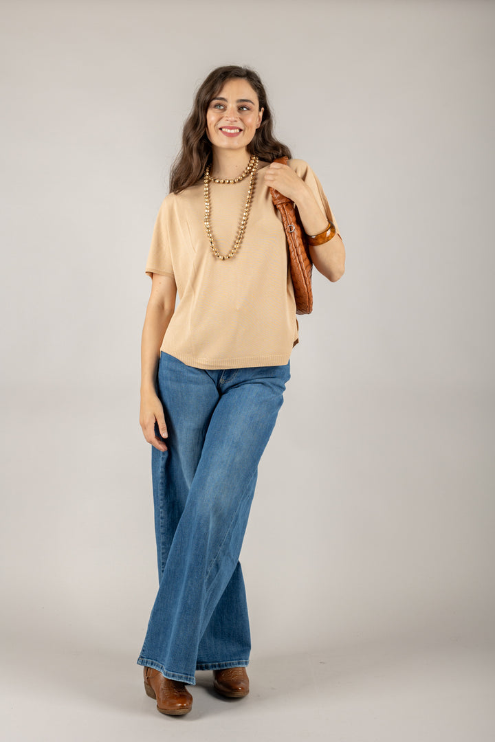 TENSIONE IN - 52307 - MAGLIA OVER CROP