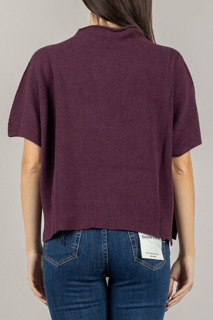 KONTATTO - 3M0840CN - MAGLIA SMANICATA COLLO CRATERE