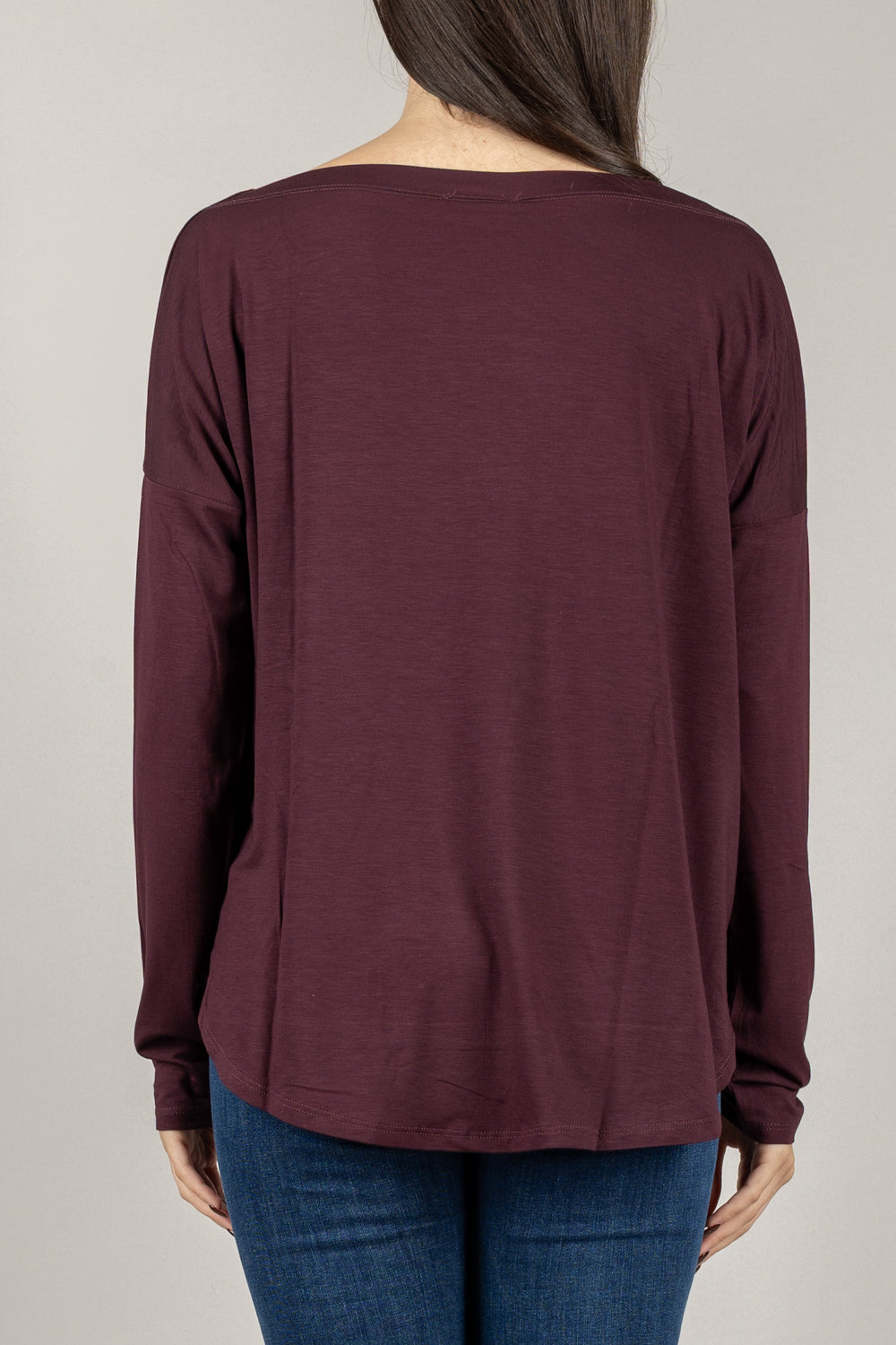 KONTATTO - MR5003C - MAGLIA OVER SCOLLO A BARCA