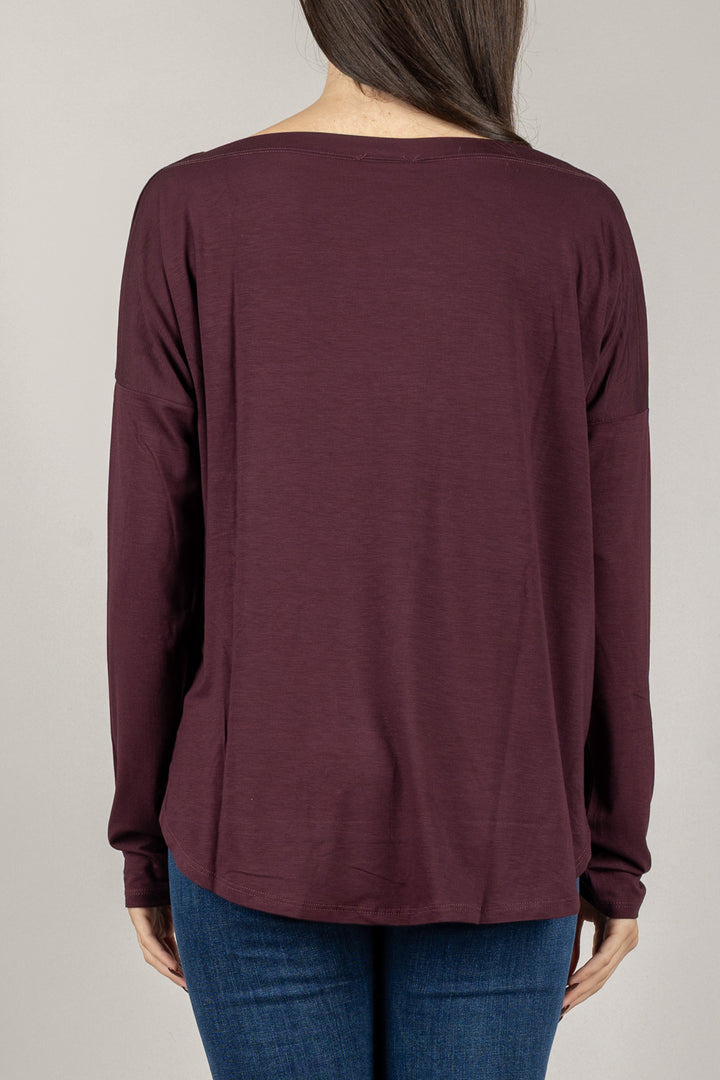 KONTATTO - MR5003C - MAGLIA OVER SCOLLO A BARCA