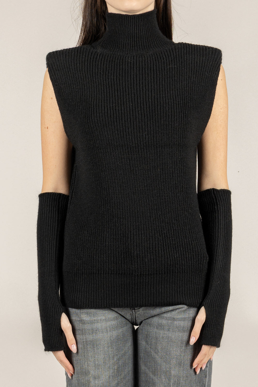 KONTATTO - 3M1087NI - GILET CON MANICOTTI